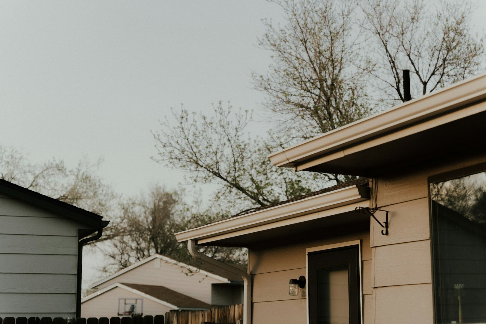 A roof of a house